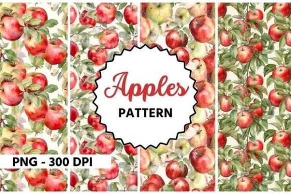 Apple Pattern Fruit Watercolor: A Strategic Design Asset for Creative and Business Applications