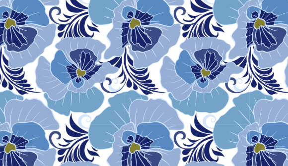 Beautiful Violets Seamless Pattern SVG: A Versatile Design Asset for Creative Projects