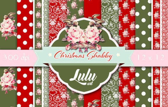 Christmas Shabby Papers: A Digital Resource for Creative Projects