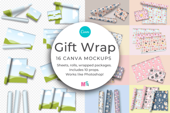 Gift Wrap Mockup Set for Canva: A Complete Guide for Designers and Creators