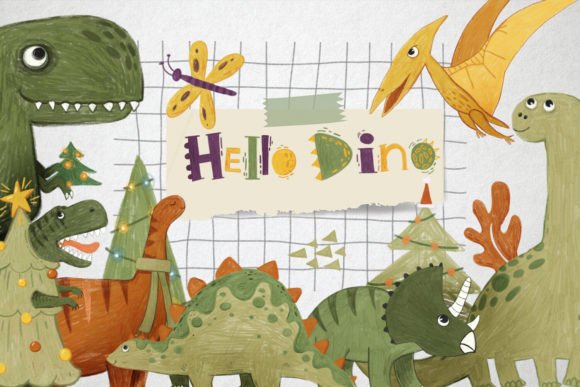 Hello Dino Graphic Collection