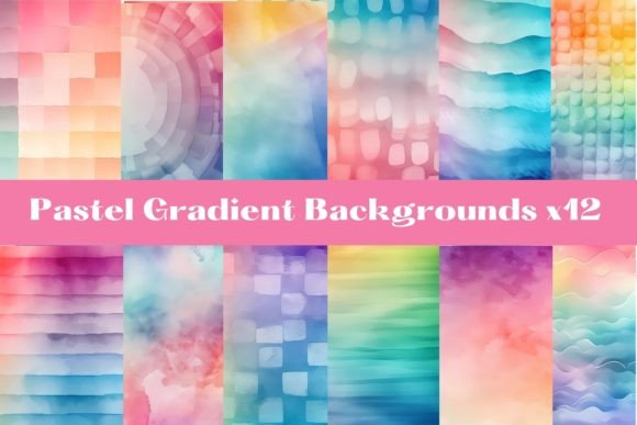 Pastel Gradient Backgrounds Soft Colors