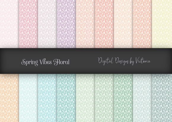Spring Vibes Floral Digital Paper Collection
