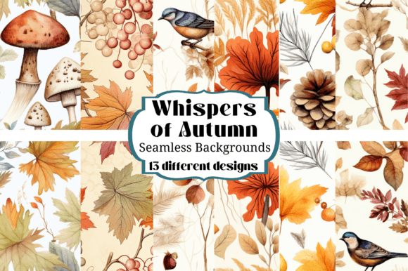 Whispers of Autumn Seamless Backgrounds: A Digital Resource for Creative Projects
